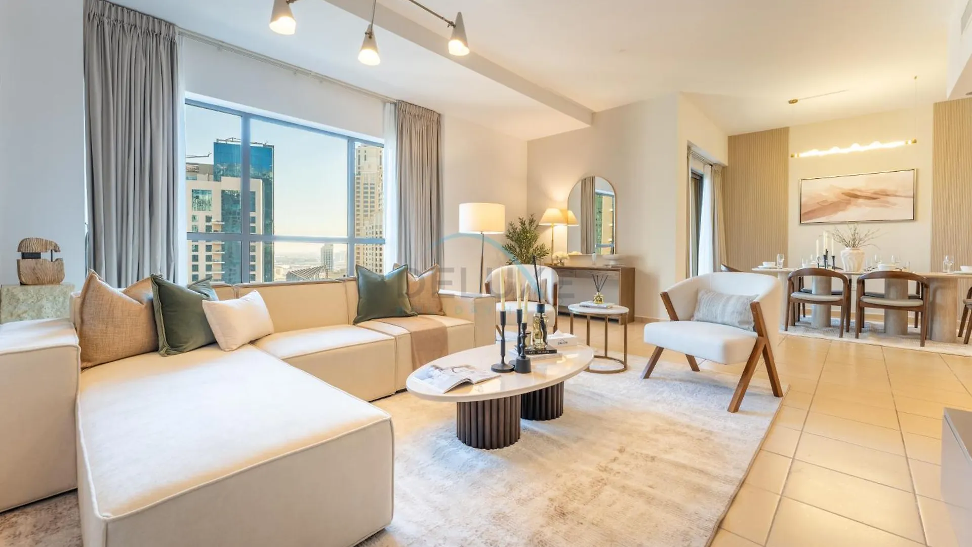 Apartment Close To Major Landmarks 3Br And Assistant Room With Marina Views, Rimal 5, Jbr By Deluxe Holiday Homes Dubai