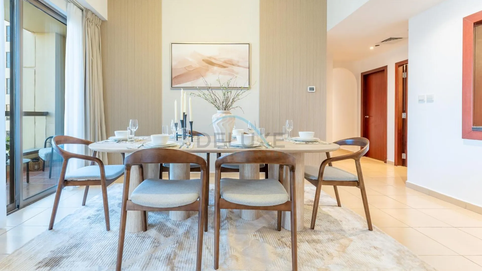 Apartment Close To Major Landmarks 3Br And Assistant Room With Marina Views, Rimal 5, Jbr By Deluxe Holiday Homes Dubai